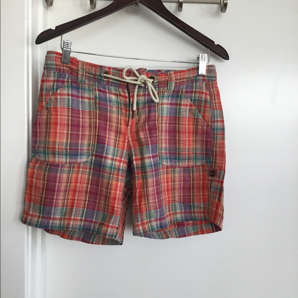 Old Navy Mid Rise  Striped Orange short Size 6  $ 20
